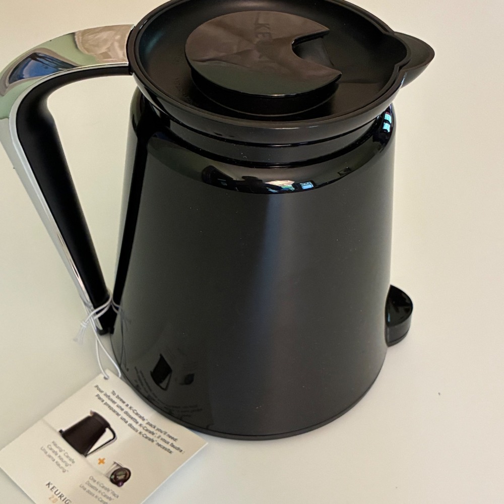 Keurig 2.0 Thermal Carafe Black 4 Cup Capacity for K-Carafe Pods 2.0 Brewers